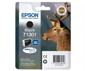 Epson Stag Singlepack Black T1301 DURABrite Ultra Ink