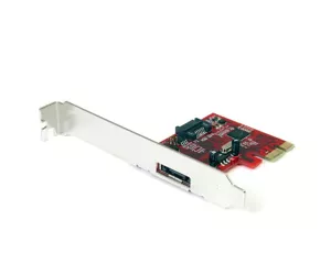 StarTech.com 1x eSATA + 1x SATA 6 Gbps PCI Express SATA Controller Card Adapter
