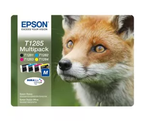 Epson Fox Multipack 4-Coulered T1285 DURABrite Ultra Ink