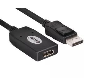 CLUB3D DisplayPort™ to HDMI™ Passive Adapter