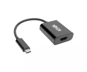 Tripp Lite U444-06N-HDB-AM vaizdo kabelio adapteris 0,15 m HDMI A tipo (standartinis) C tipo USB Juoda
