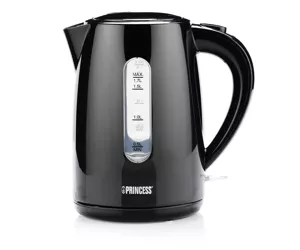 Princess 236017 elektriskās tējkanna 1,7 L 2200 W Melns
