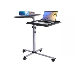 Techly Universal Adjustable Trolley for Notebook Projector, Black