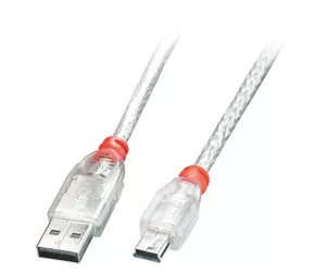 Lindy USB 2.0 Cable A/mini-B 3m