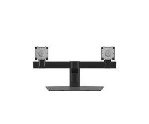 DELL Dual Monitor Stand 68,6 cm (27") Alumīnijs, Melns Galds