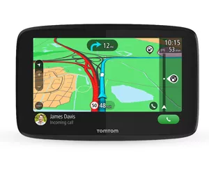 TomTom GO Essential 6" navigators Rokas/Fiksēta 15,2 cm (6") Skārienjūtīgais ekrāns 262 g Melns