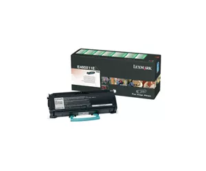 Lexmark E460 15K тонерный картридж 1 шт Подлинный Черный