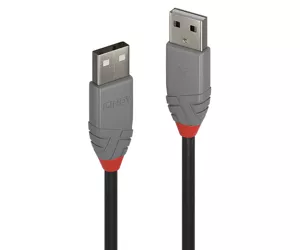 Lindy 2m USB 2.0 Type A Cable, Anthra Line