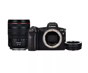 Canon EOS R + EF to RF adapter + RF 24-105mm f/4L IS USM