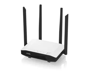 Zyxel NBG6615 wireless router Gigabit Ethernet Dual-band (2.4 GHz / 5 GHz) Black, White