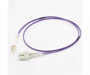 C2G 2M LC/SC OM4 LSZH FIBRE PATCH - VIOLET