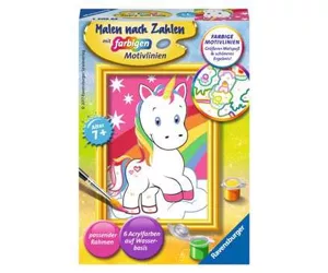 Ravensburger 29603 krāsošanas grāmata un burtnīca Ciparbildes krāsošanas komplekts