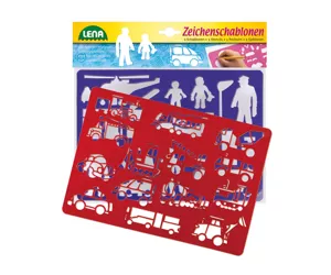 Simm Spielwaren Stencils Vehicles & People