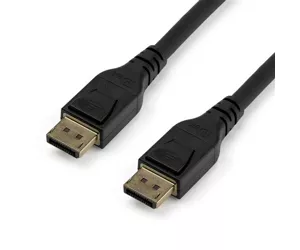 StarTech.com 5m DisplayPort 1.4 Cable - 8K 60Hz HDR - 16ft Ultra HD DP to DP Monitor Cord - 4K 120Hz Slim Video Cable M/M.