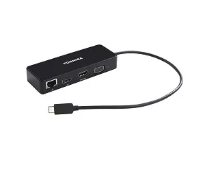 Dynabook PA5272U-3PRP sülearvuti dokk ja pordireplikaator USB 2.0 Type-C Must