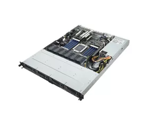 ASUS RS500A-E9-PS4 Intel® SoC Socket SP3 Rack (1U) Melns, Metālisks