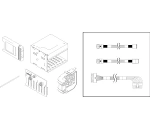 Lenovo ThinkSystem ST250 3.5" SATA/SAS 4-Bay Backplane Kit