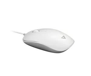 V7 Low Profile USB Optical Mouse - White