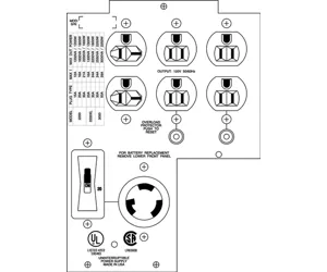 APC Backplate Kit w/(4)5-15R
