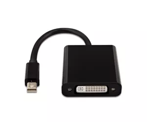 V7 Black Video Adapter Mini DisplayPort Male to DVI-D Male
