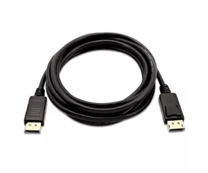 V7 Black Video Cable DisplayPort Male to DisplayPort Male 3m 10ft