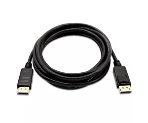 V7 Black Video Cable Mini DisplayPort Male to DisplayPort Male 1m 3.3ft