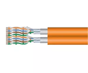 Equip Cat.7 S/FTP Duplex Installation Cable, LSZH, Solid Copper, 1000m