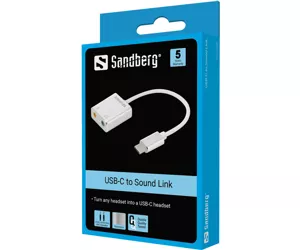 Sandberg USB-C to Sound Link
