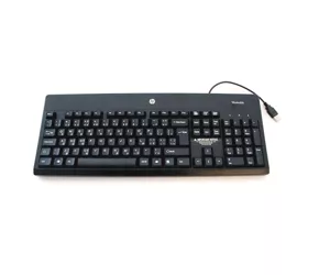 HP 724720-DD1 keyboard USB QWERTY Icelandic Black