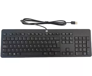 HP 803823-DD1 keyboard USB QWERTY Icelandic Black