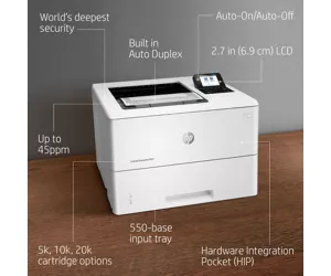 HP LaserJet Enterprise M507dn, Печать, Двусторонняя печать