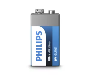 Philips Ultra Alkaline Battery 6LR61E1B/10