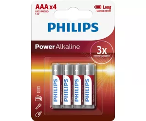 Philips Power Alkaline baterija LR03P4B/10