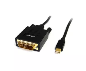 StarTech.com 6ft (1.8m) Mini DisplayPort to DVI Cable - Mini DP to DVI Adapter Cable - 1080p Video - Passive mDP to DVI-D Single Link, mDP or Thunderbolt 1/2 Mac/PC to DVI Monitor/Displ