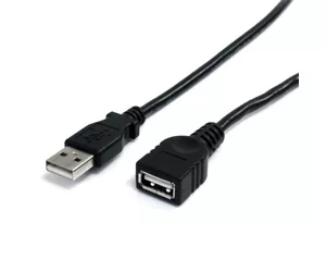 StarTech.com 10 ft Black USB 2.0 Extension Cable A to A - M/F