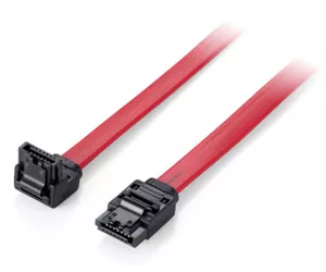 Equip SATA III Cable, Angled, 0.5m