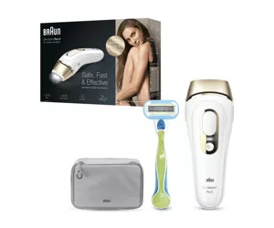 Braun Silk-expert Pro Silk·expert Pro 5 PL5014 Latest Generation IPL, Permanent Hair Removal, White&Gold