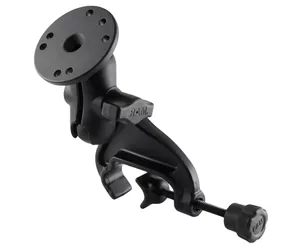 RAM Mounts Double Ball Yoke Clamp Mount with Round Plate