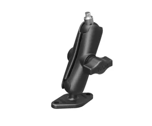 RAM Mounts Double Ball Mount with Diamond Plate and 1/4"-20 Threaded Stud