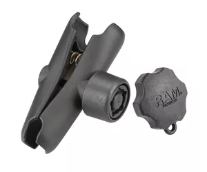 RAM Mounts Double Socket Arm with Pin-Lock 5-Pin Security Knob