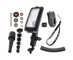 RAM Mounts Aqua Box Pro 20 for iPhone 5 with Motorcyle Fork Stem Base