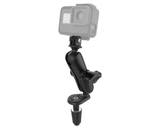 RAM Mounts Motorcycle Fork Stem Mount with Universal Action Camera Adapter