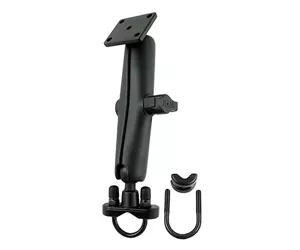 RAM Mounts Handlebar U-Bolt Double Ball Mount with Rectangle AMPS Plate