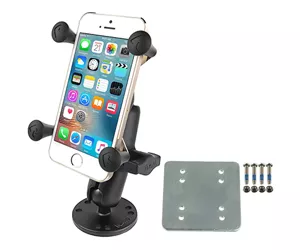 RAM Mounts X-Grip Phone Mount with Drill-Down Base & Backer Plate