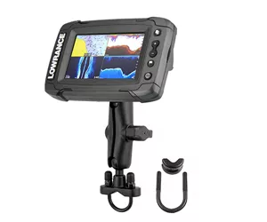 RAM Mounts Handlebar U-Bolt Double Ball Mount for Lowrance Elite-5 + More