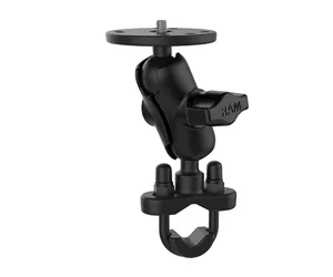RAM Mounts Handlebar U-Bolt Double Ball Mount 1/4"-20 Threaded Stud
