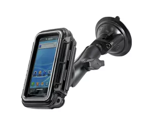 RAM Mounts Aqua Box with Twist-Lock Suction Cup Base for Small Devices