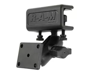 RAM Mounts Glare Shield Clamp Double Ball Mount with AMPS Hole Pattern