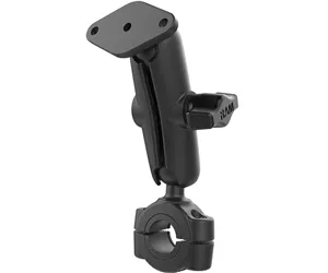 RAM Mounts Torque Medium Rail Double Ball Mount with Diamond Plate