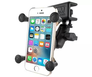 RAM Mounts X-Grip Phone Mount with Glare Shield Clamp Base